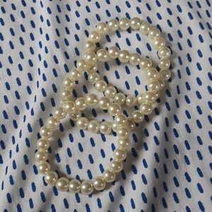 3 pearl bracelets